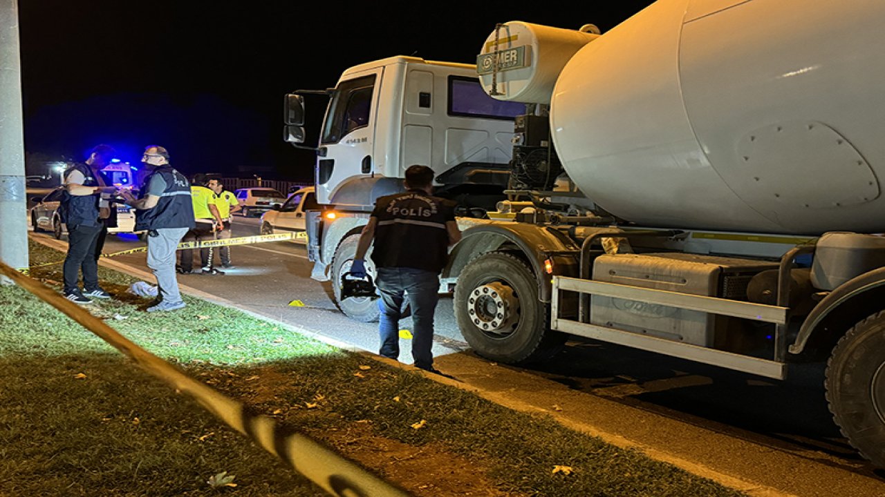 Kahramanmaraş'ta talihsiz çocuk beton mikserinin altında kaldı!