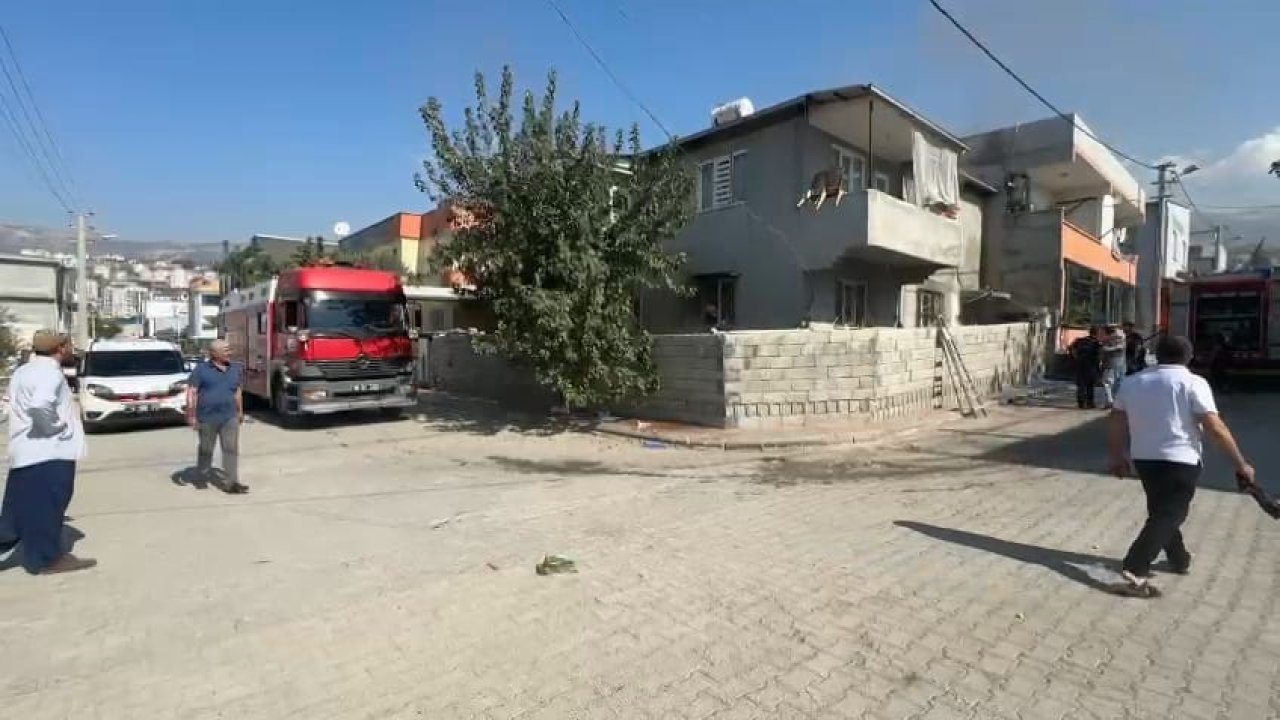 Kahramanmaraş’ta ikamet yangını!