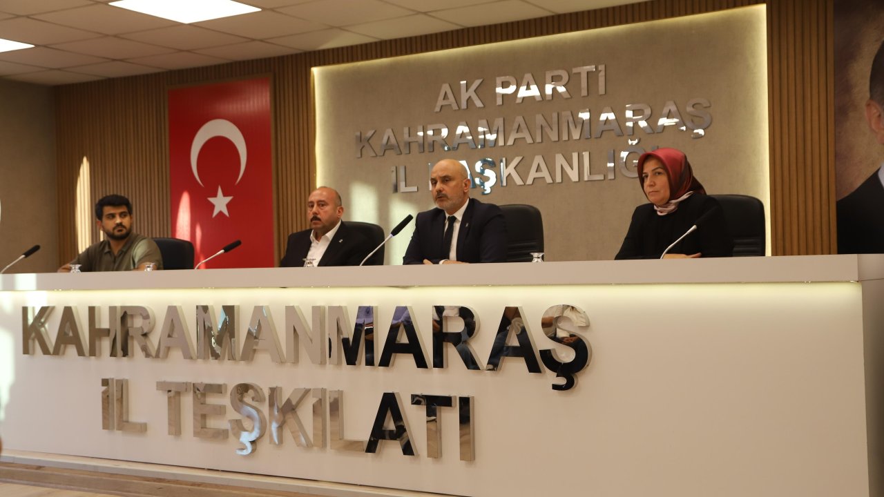 AK Parti Kahramanmaraş'ta yeni İl Yönetim Kurulu belli oldu!