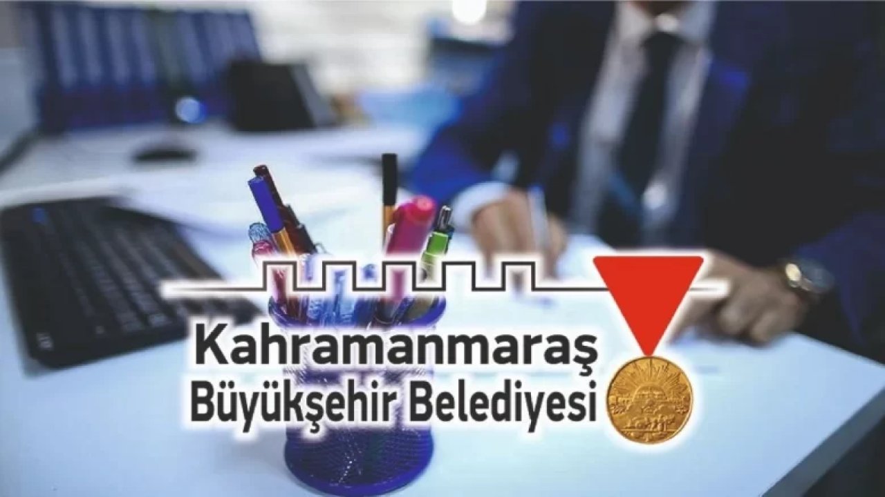 Kahramanmaraşlılara dev iş müjdesi! Tam 92 kişi işe alınacak!