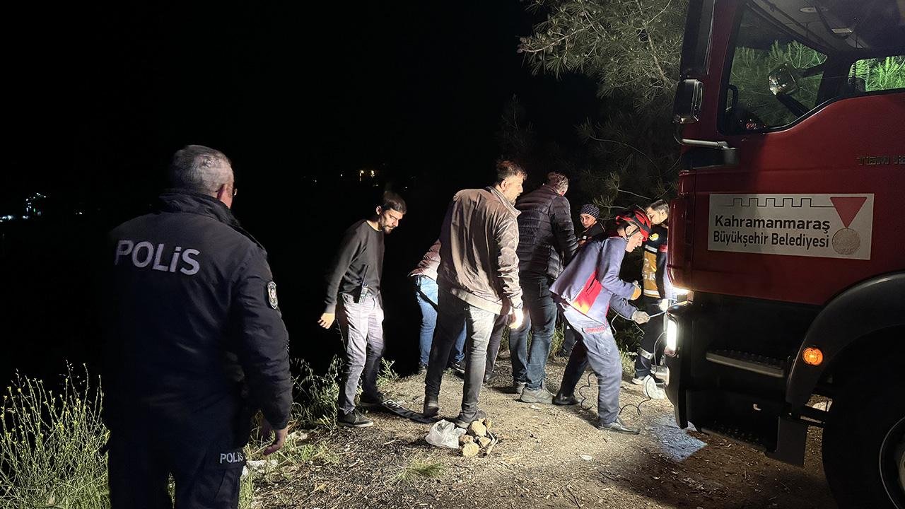 Kahramanmaraş'ta baraj göletine düşen otomobilin sürücüsü öldü!