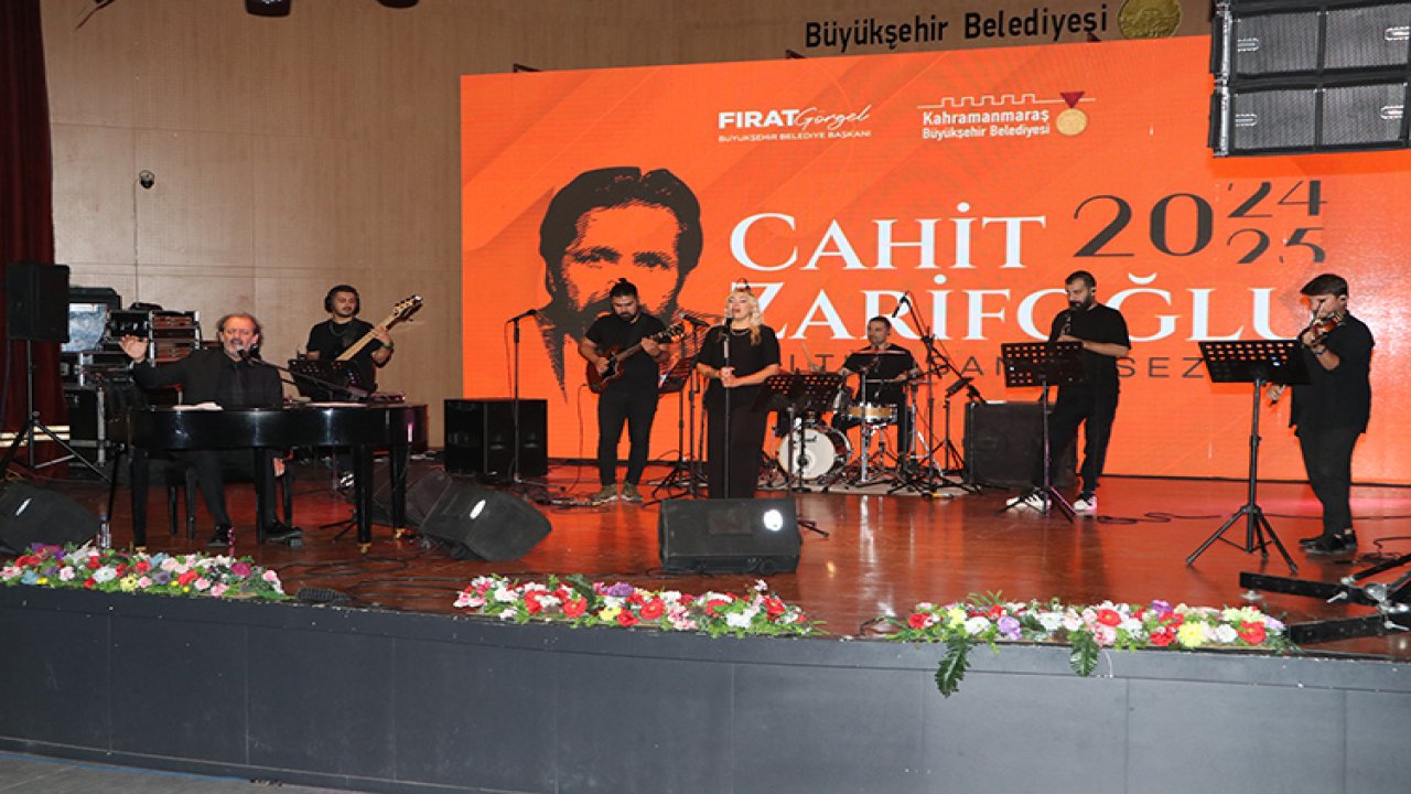 Kahramanmaraş’ta "Cahit Zarifoğlu Kültür Sanat Sezonu" Yücel Arzen konseriyle başladı!