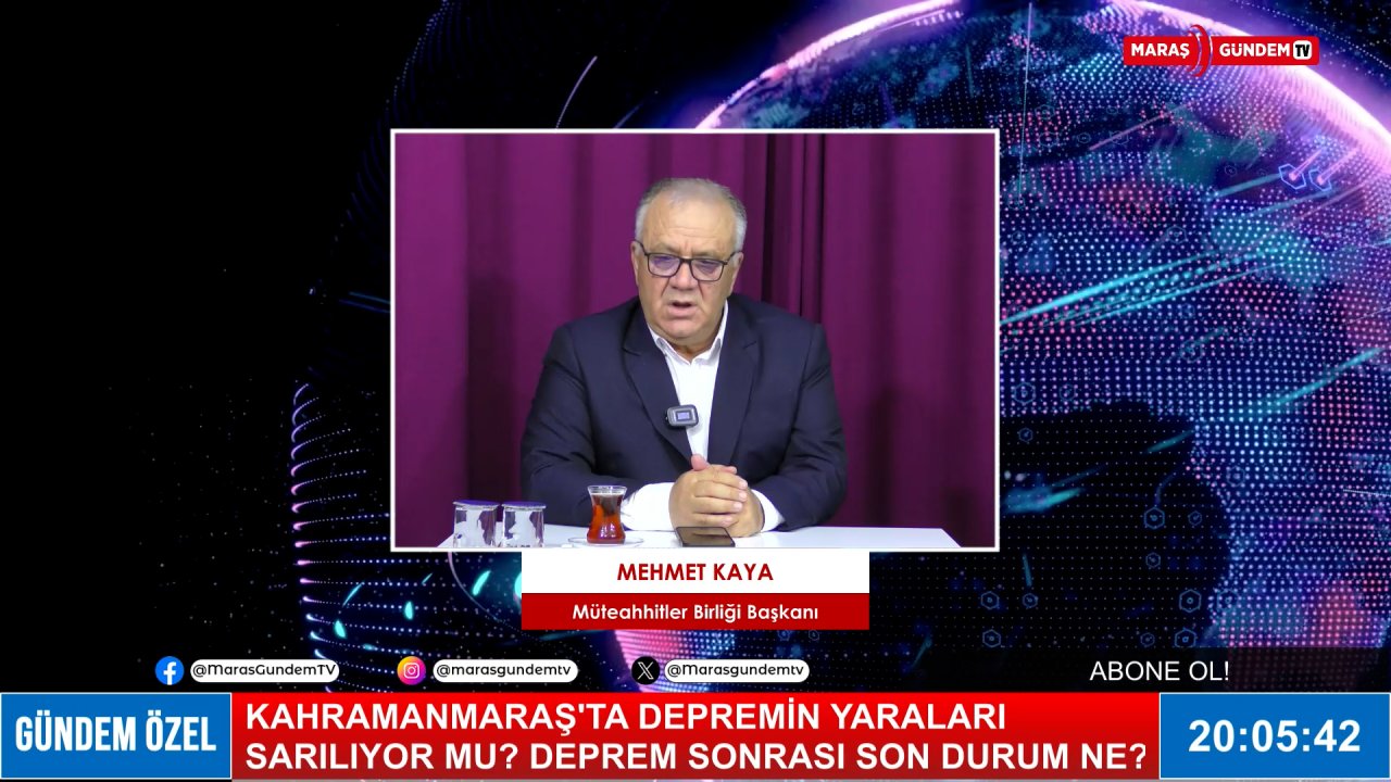 Kahramanmaraş Müteahhitler Birliği Başkanı Kaya: "Yerinde dönüşümde en büyük sorun belediye engelleri"