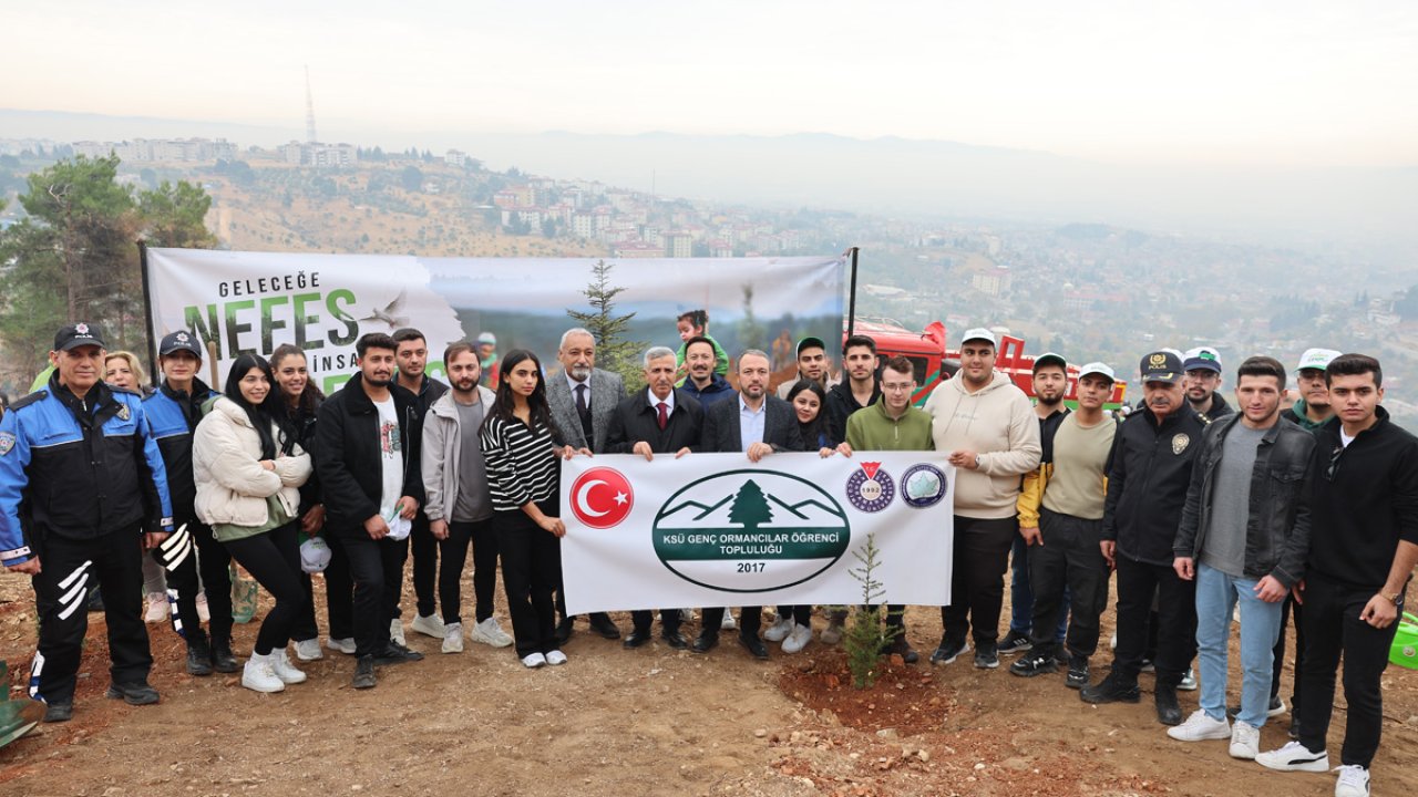 Kahramanmaraş’ta Milli Ağaçlandırma Günü Etkinliği düzenlendi!