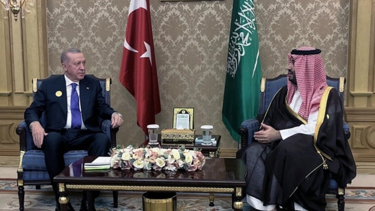 Cumhurbaşkanı  Erdoğan Suudi Arabistan Veliaht Prensi Selman ile görüştü