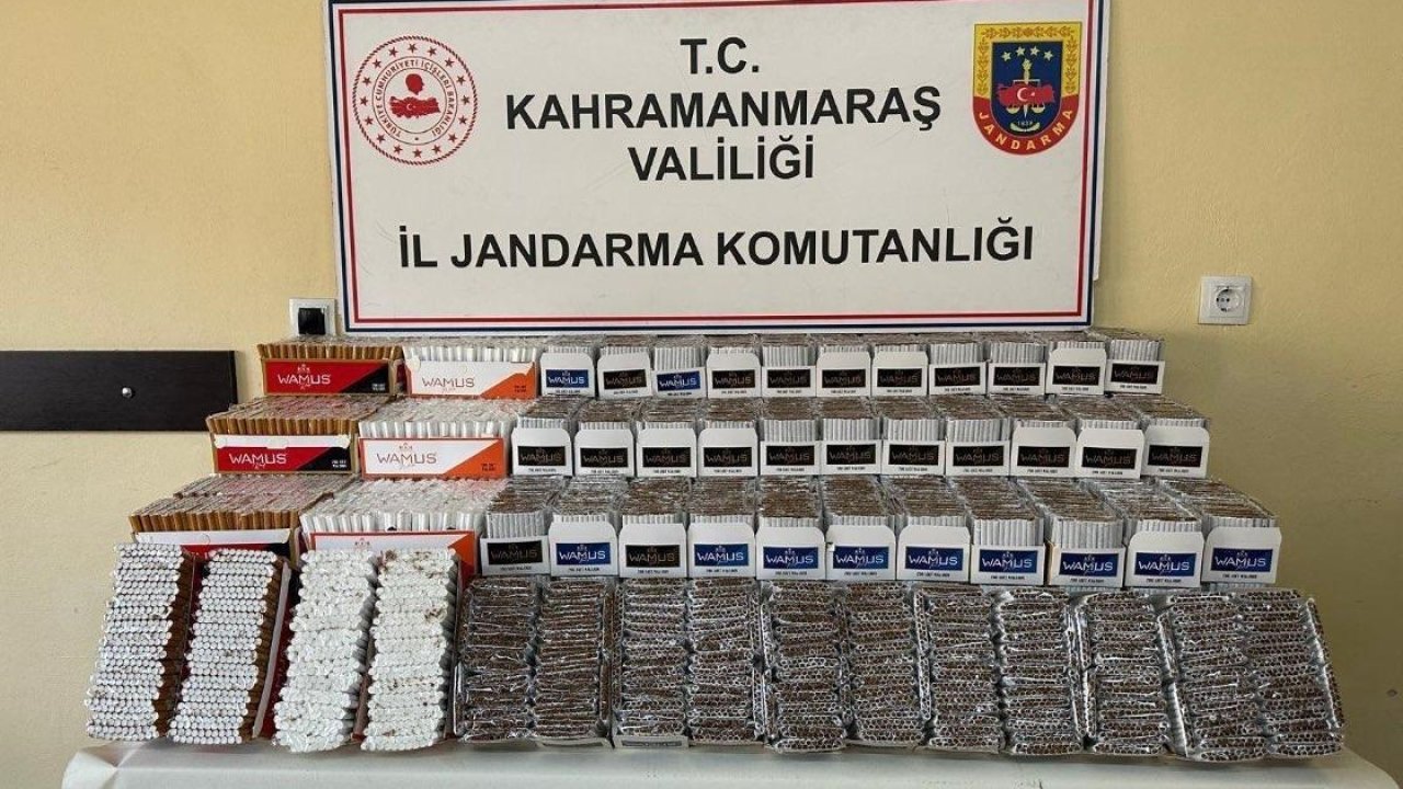 Kahramanmaraş’ta100 bin adet makaron ele geçirildi