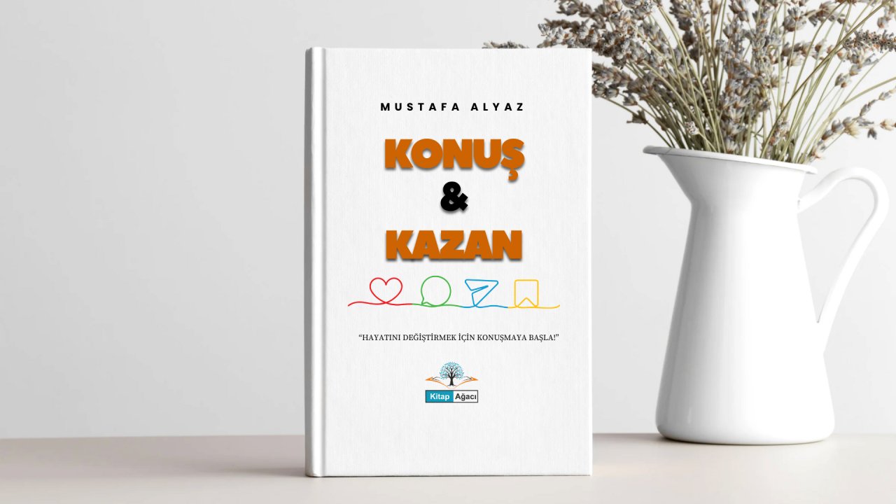 Gazeteci Yazar Mustafa Alyaz’ın ikinci kitabı “Konuş ve Kazan” çıktı