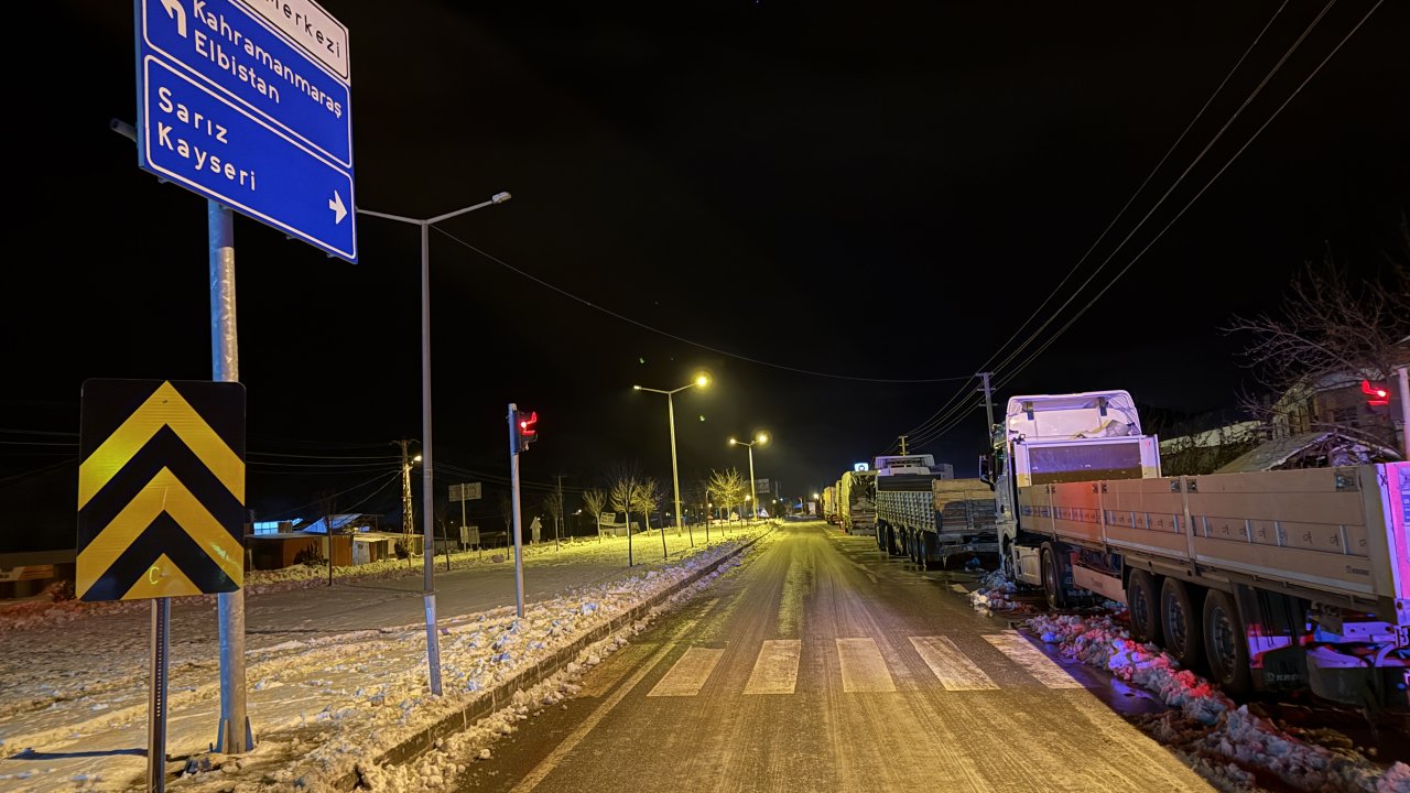 Kahramanmaraş Kayseri yolu açıldı!