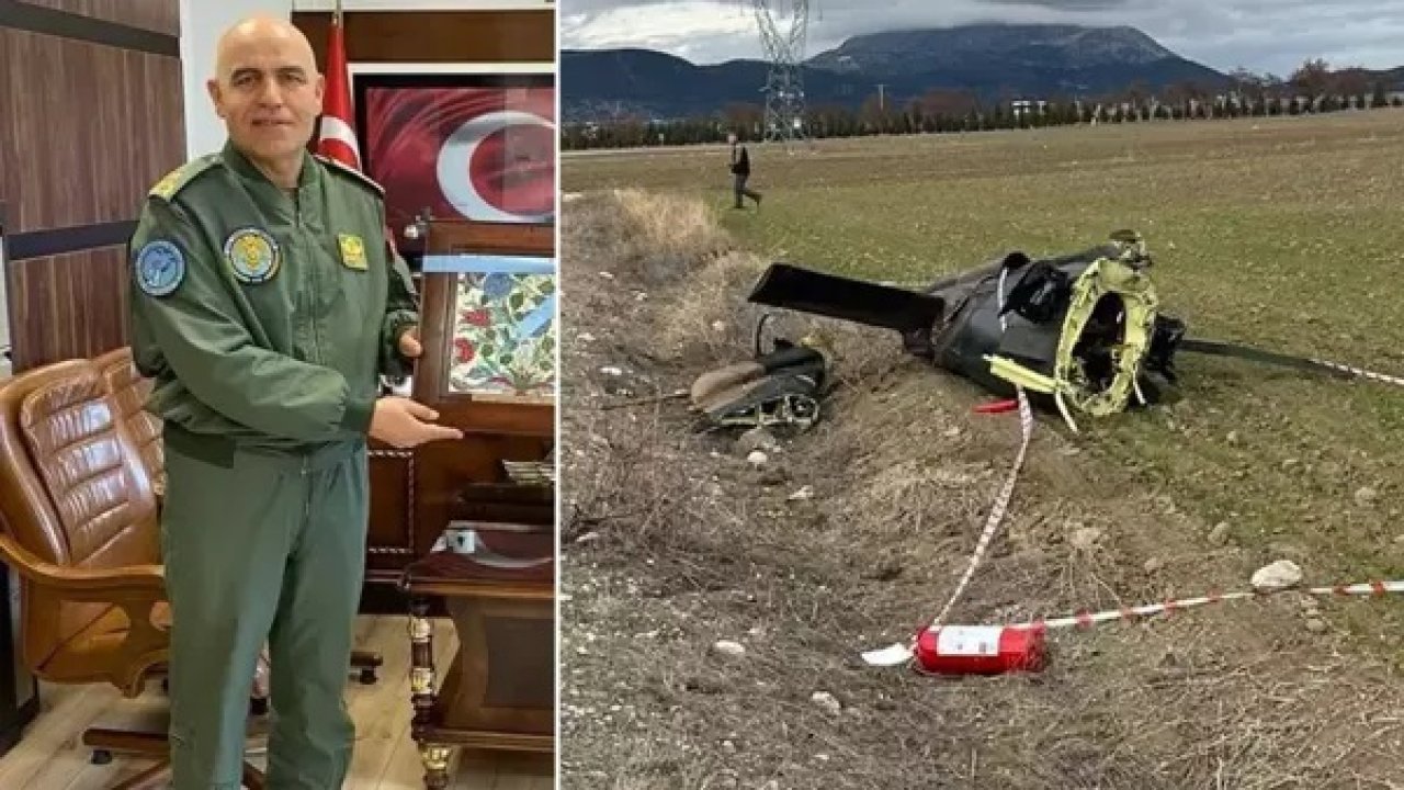 Isparta'da askeri helikopter düştü! 1'i Tuğgeneral 6 askerimiz şehit!