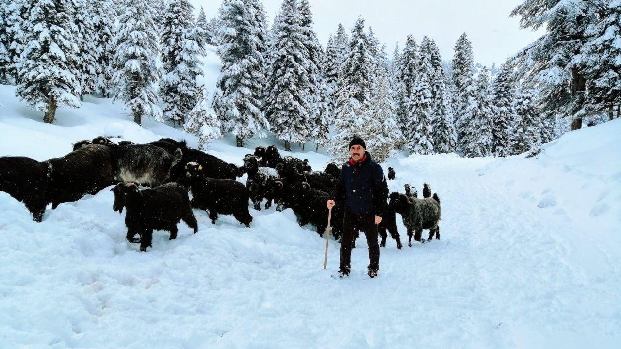 Kahramanmaraş'ta kuzeyde kar etkili oldu!