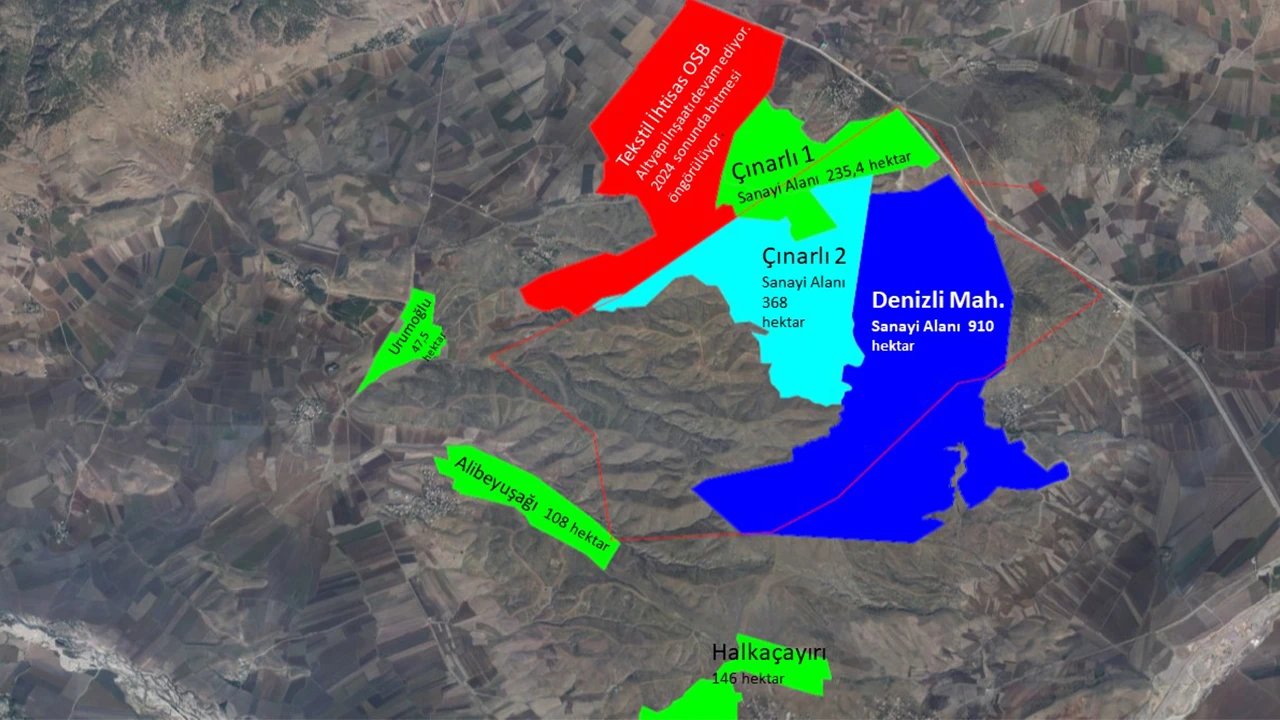 Kahramanmaraş’ta Kapıçam Mevkiinde Küçük Sanayi Sitesi projesi için ilk adımlar atıldı!