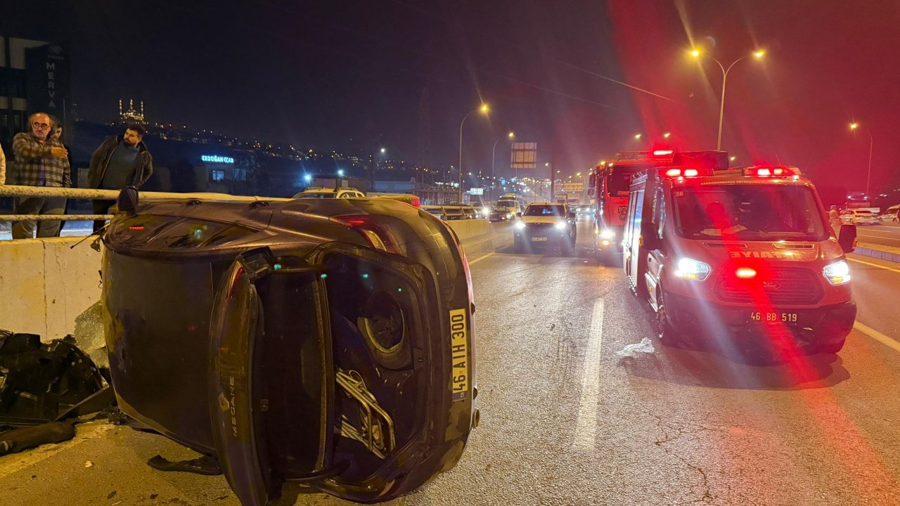 Kahramanmaraş’ta zincirleme kaza: 5 yaralı