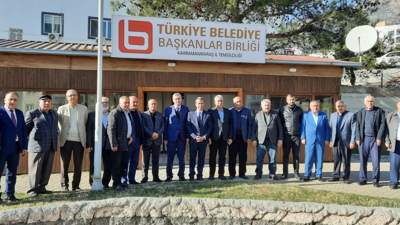 Celalettin Güvenç, Kahramanmaraş Belediye Başkanları Birliği'ni Ziyaret Etti