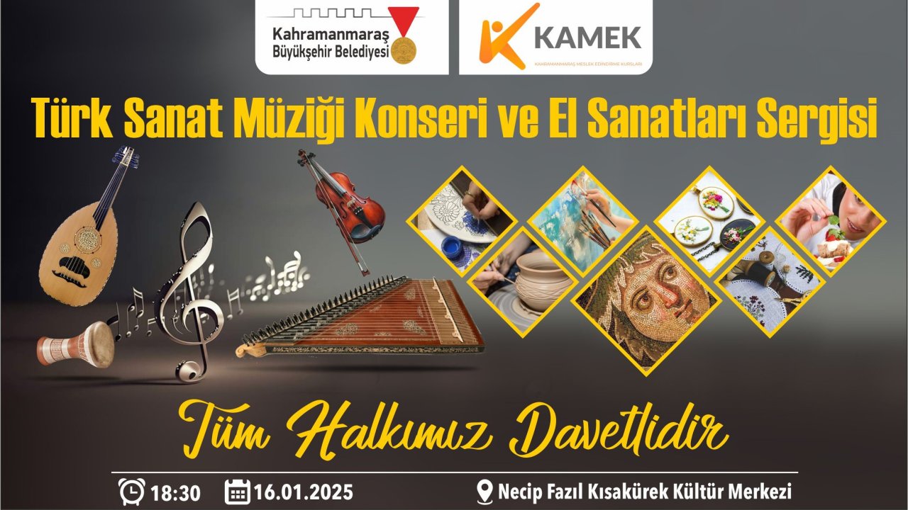 KAMEK, Sanat ve Müzik Dolu Gece Yaşatacak