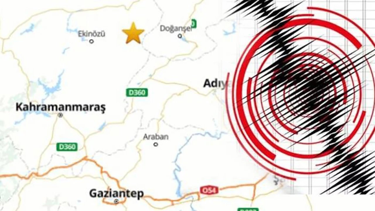 Kahramanmaraş deprem korkusuyla uyandı!