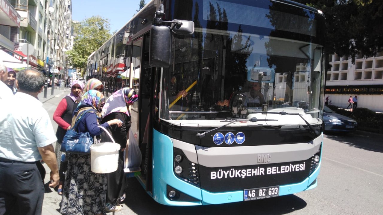 Kahramanmaraş'ta toplu taşıma ücretlerine zam!