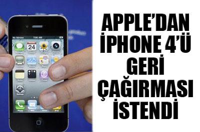 Apple’dan iPhone 4’ü geri çağırması istendi