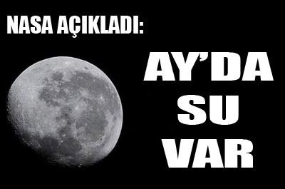 NASA açıkladı: Ayda su var