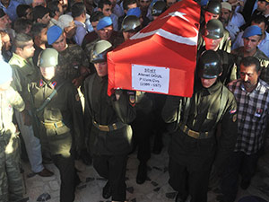 Şehidimizi Son Yolculuğuna Uğurladık