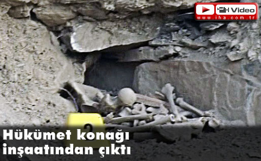 Hükümet konağı inşaatında insan kemikleri bulundu