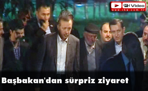 Başbakandan sürpriz ziyaret