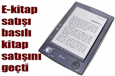 E-Kitap Satışı Basılı Kitap Satışını Geçti