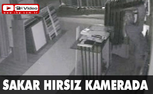 Sakar hırsız kamerada