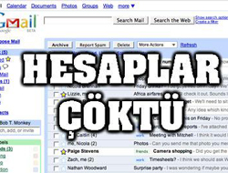 Gmail Hesapları Çöktü