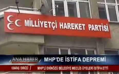 MHPde İstifa Depremi