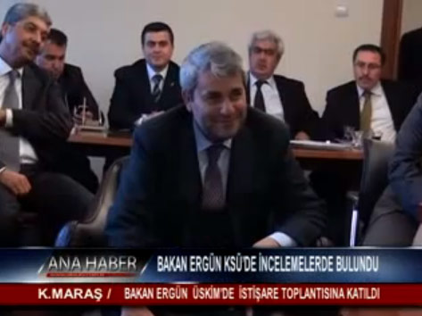 Bakan Ergünün Kahramanmaraş Ziyareti