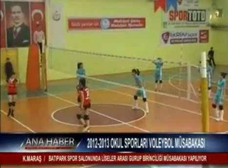 2012-2013 Okul Sporları Voleybol Müsabakası