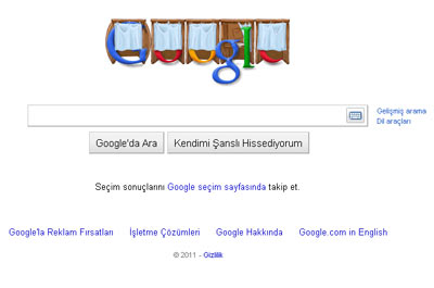 Google da seçime odaklandı