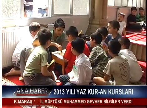 Yaz Kuran Kursları İl Müftüsü Gevher Bilgiler Verdi