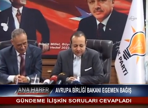 Bakan Bağış: Siyasi Engeller Kalkarsa Ab Sürecini İki 