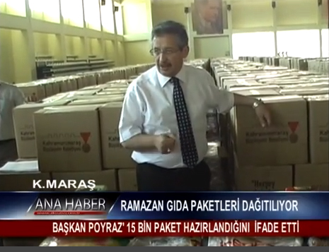 Ramazan Gıda Paketleri Dağıtılıyor