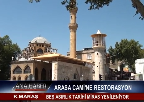 Arasa Cami Restorasyon Çalışmasında Son Durum