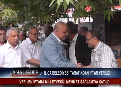 Ilıca Belediyesi Tarafından İftar Verildi