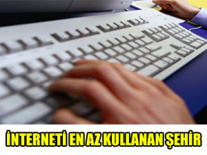 En Az İnternet Kullanan Şehir Kars