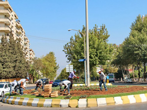 Mevsimlik Çiçek Dikim Çalışmaları