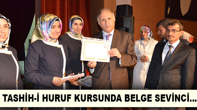 Tashih-İ Huruf Kursunda Belge Sevinci…