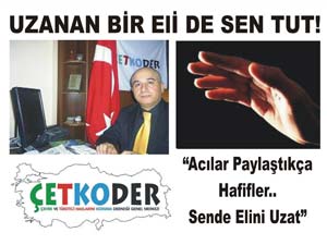 ÇETKODER, Yardım Kampanyasına Destek İstedi