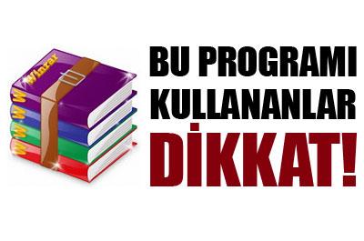 Winrar kullananlar dikkat 