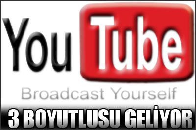 Youtube 3 boyutlu izlenecek