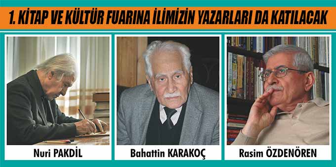 1. Kitap Ve Kültür Fuarına İlimizin Yazarları da Katılacak