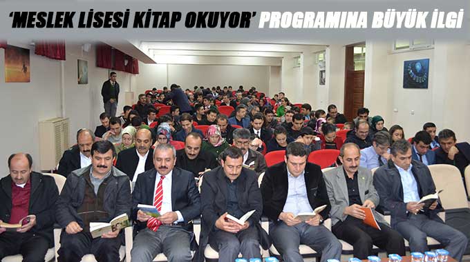 ‘Meslek Lisesi Kitap Okuyor’ Programına Büyük İlgi