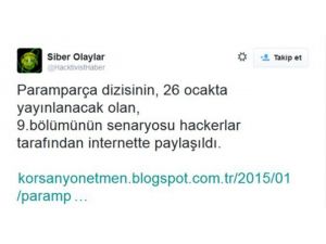 Ünlü Diziye Hacker Şoku!