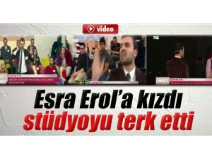 Esra Erol’a Kızdı Stüdyoyu Terk Etti