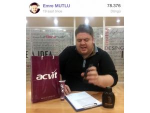 Oyuncu Emre Mutlu’dan, Yenilebilir Şampuana Övgü