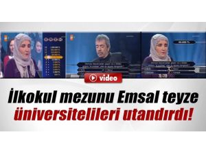 Emsal Teyze Üniversitelilere Taş Çıkardı