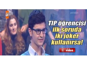 Tıp Öğrencisi İlk Soruda İki Joker Kullanırsa!